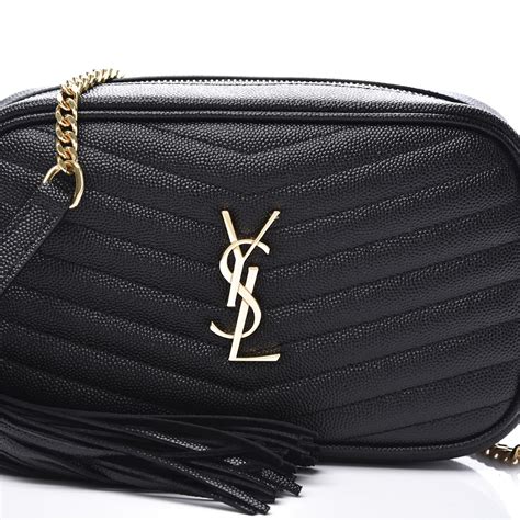 SAINT LAURENT Grain De Poudre Matelasse Monogram Mini 